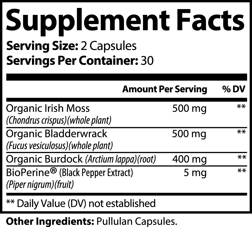 Sea Moss Blend Capsule