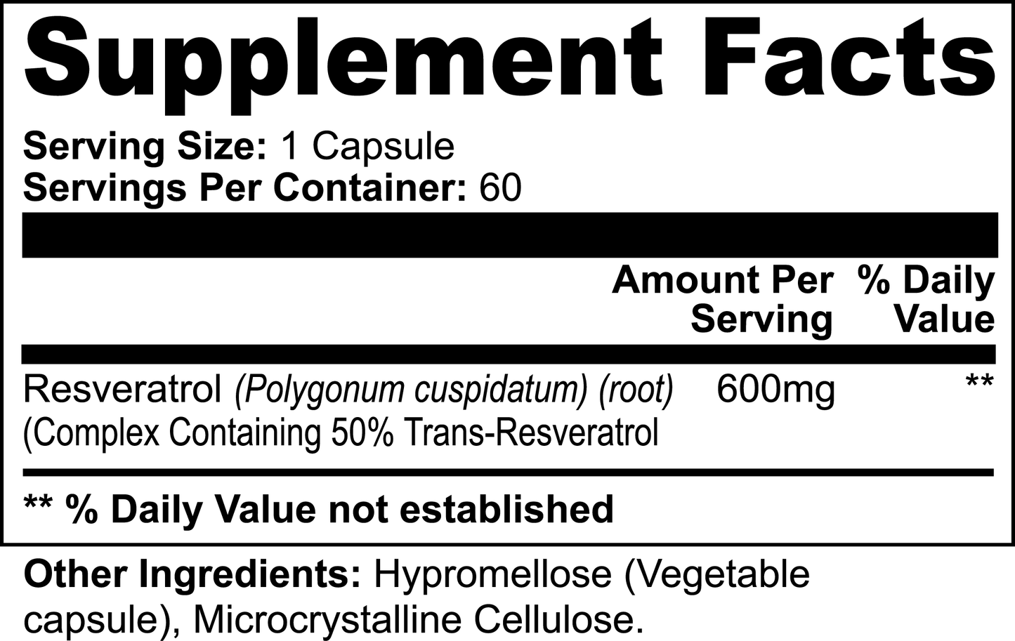 Resveratrol Complex Capsule